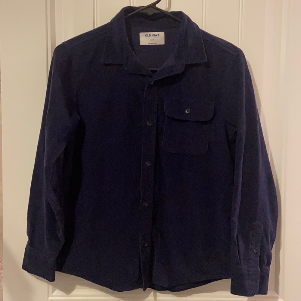 🆑Old Navy Corduroy button down long sleeve
